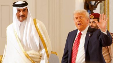 صورة | ترمب و أمير قطر يتابعان رقصة “العرضة”