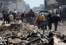 صورة | مكتب غزة الحكومي: الاحتلال هجر 300 ألف من شمال غزة خلال 48 ساعة