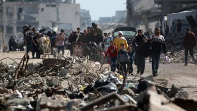 صورة | مكتب غزة الحكومي: الاحتلال هجر 300 ألف من شمال غزة خلال 48 ساعة