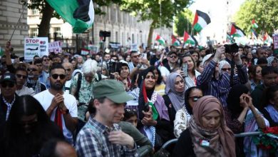 صورة | الآلاف يتظاهرون في لندن إحياء لذكرى النكبة السابعة والسبعين