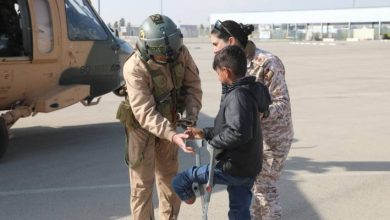 صورة | الأردن يواصل تنفيذ “الممر الطبي” لإجلاء أطفال غزة المرضى وتوفير العلاج لهم