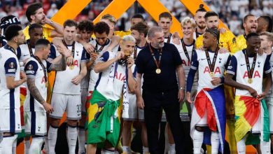 صورة | توتنهام يفاجئ مانشستر يونايتد ويتوج بطلاً لـ”يوروبا ليغ” بهدف قاتل