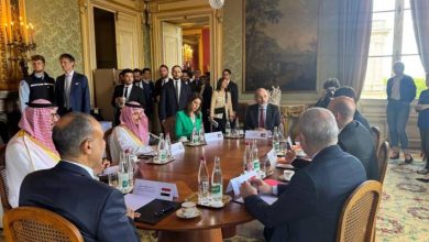 صورة | الصفدي وأعضاء اللجنة الوزارية بشأن غزة يُجرون مباحثات موسّعة في باريس