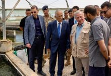 صورة | الملك يزور مشروع الجفر للاستزراع السمكي أحد مشاريع المبادرات الملكية لتعزيز التنمية