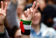 صورة تظاهرات في مدن وعواصم عالمية تنديدا باستمرار العدوان على قطاع غزة