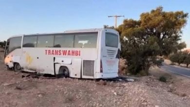 صورة اصطدام بين سيارة خفيفة وحافلة يؤدي الى وفاة 8 أشخاص نواحي الصويرة