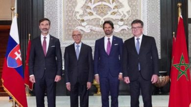 صورة رئيس مجلس النواب يستقبل وزراء بجمهورية سلوفاكيا