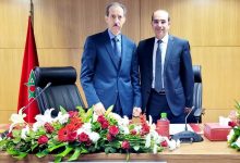 صورة الحسن الداكي يسلم رئاسة النيابة العامة لهشام بلاوي
