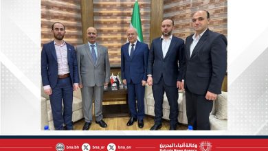 صورة وزير النقل بالجمهورية العربية السورية يستقبل سفير مملكة البحرين في دمشق