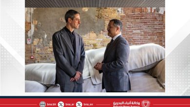صورة افتتاح جناح البحرين في بينالي البندقية التاسع عشر