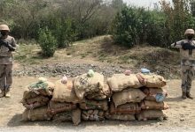 صورة دوريات الأفواج الأمنية بمنطقة جازان تحبط تهريب 68 كيلو جرامًا من القات