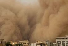 صورة عاصفة ترابية تضرب القصيم