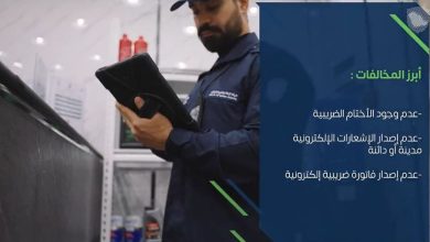 صورة «الزكاة والضريبة والجمارك» تُنفذ أكثر من 14 ألف زيارة تفتيشية خلال شهر أبريل