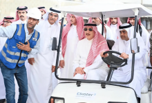 صورة أمير جازان يتفقد سير العمل بمشروع مطار الملك عبدالله الدولي الجديد بجازان