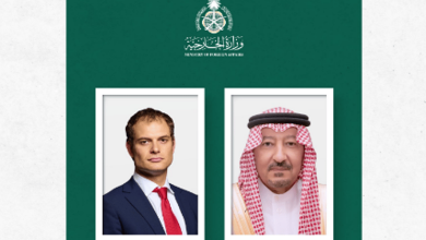 صورة  نائب وزير الخارجية يستعرض العلاقات الثنائية مع وزير الدولة البريطاني لشؤون المنطقة