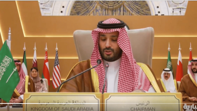 صورة ولي العهد: يجب إيجاد حل للقضية الفلسطينية وفقا لمبادرة السلام العربية والقرارات الدولية