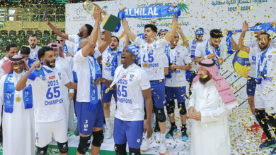 صورة الهلال يُتوج بطلًا للدوري الممتاز للكرة الطائرة