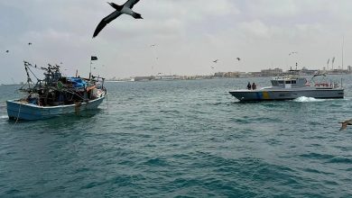 صورة حرس الحدود بمكة المكرمة ينقذ 10 مقيمين مصريين بعد جنوح واسطتهم البحرية