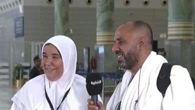 صورة حاج جزائري يصف مشاعره بعد أن تحقق حلمه بالقدوم إلى الحج