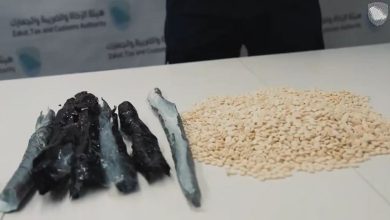 صورة إحباط 5 محاولات لتهريب أكثر من 240 ألف حبة من مادة «الإمفيتامين» مُخبأة في شاحنات