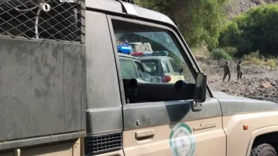 صورة دوريات الأفواج الأمنية بجازان تقبض على شخصين لترويجهما 4 كيلوجرامات من القات