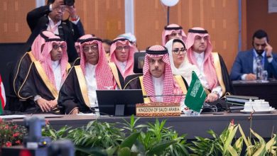 صورة المملكة تؤكد التزامها بحل عادل وشامل لإقامة دولة فلسطينية مستقلة عاصمتها القدس الشرقية