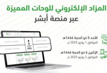 صورة طرح مزاد اللوحات الإلكتروني غدًا الأحد