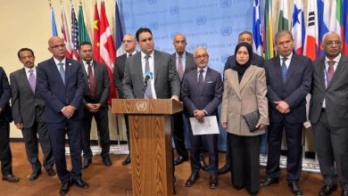 صورة المجموعة العربية في الأمم المتحدة: متحدون لوقف الحرب غير الإنسانية على غزة وإيصال المساعدات فورا