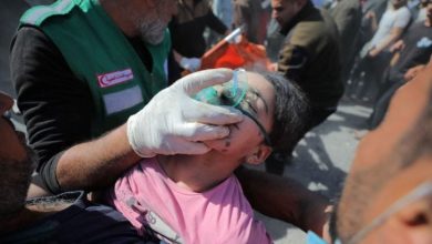 صورة منظمة “أنقذوا الأطفال” تدعو بريطانيا إلى وقف بيع الأسلحة لـ”إسرائيل”
