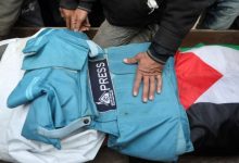 صورة استشهاد 5 صحافيين فلسطينيين في قصف إسرائيلي على غزة