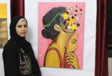 صورة استشهاد الفنانة الفلسطينية إلهام البدي بقصف إسرائيلي على مخيم جباليا