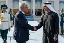 صورة ولي عهد أبوظبي يختتم زيارة رسمية إلى كازاخستان