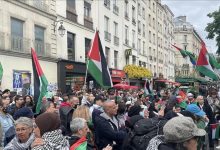 صورة مظاهرات حاشدة في دول أوروبية لدعم غزة والتنديد بجرائم الاحتلال (شاهد)