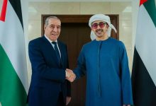 صورة الشيخ يلتقي وزير خارجية الإمارات