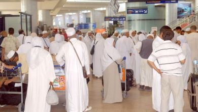 صورة حجاج التنظيم الرسمي مدعوون للإحرام في الطائرات حين بلوغ ميقات « رابغ »