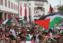 صورة آلاف المغاربة يحتجون نصرة لغزة