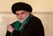 صورة الصدر يوجه رسالة للعراقيين وأهل غزة