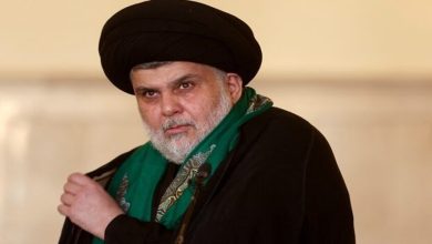 صورة الصدر يوجه رسالة للعراقيين وأهل غزة
