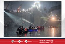 صورة انهيار جسر في الهند يستنفر فرق الإنقاذ بولاية ماهاراشترا