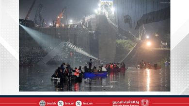 صورة انهيار جسر في الهند يستنفر فرق الإنقاذ بولاية ماهاراشترا