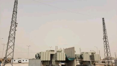 صورة عمل تخريبي يخرج محطة مأرب الغازية عن الخدمة