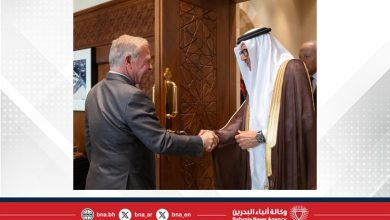 صورة العاهل الأردني يستقبل رئيس وأعضاء اللجنة الوزارية المكلفة من القمة العربية الإسلامية الاستثنائية المشتركة بشأن غزة