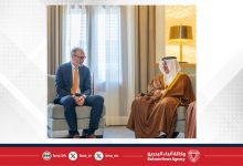 صورة سمو ولي العهد رئيس مجلس الوزراء يؤكد أن ما تشهده العلاقات البحرينية الألمانية من تطورٍ وتقدمٍ متنامٍ يجسد عمق الشراكة والتعاون المشترك
