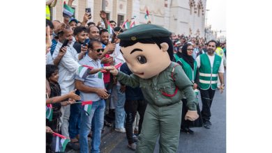 صورة مشاركة جماهيرية واسعة في الاحتفاء بيوم تأسيس شرطة دبي