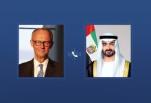صورة رئيس الدولة والمستشار الألماني يبحثان هاتفيا علاقات التعاون بين البلدين