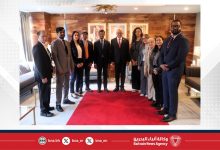 صورة البعثة الدائمة لمملكة البحرين لدى الأمم المتحدة في نيويورك تحتفل بفوز المملكة بالعضوية غير الدائمة في مجلس الأمن