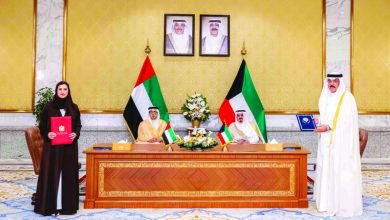 صورة الإمارات والكويت توقّعان اتفاقات ومذكرات تفاهم