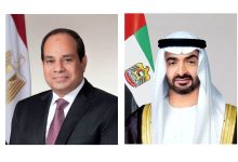 صورة رئيس الدولة والرئيس المصري يبحثان العلاقات الأخوية والتطورات الإقليمية