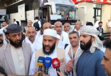 صورة وزير الأوقاف والإرشاد يدشّن عملية تصعيد حجاج اليمن إلى المشاعر المقدسة