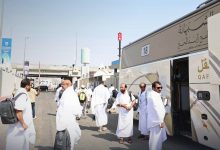 صورة حجاج الدولة يتوافدون إلى مشعر منى لقضاء يوم التروية